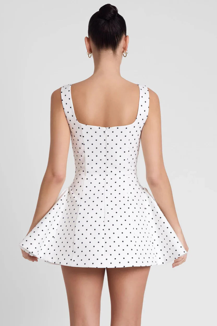 NOELI | ROBE COURTE À POIS