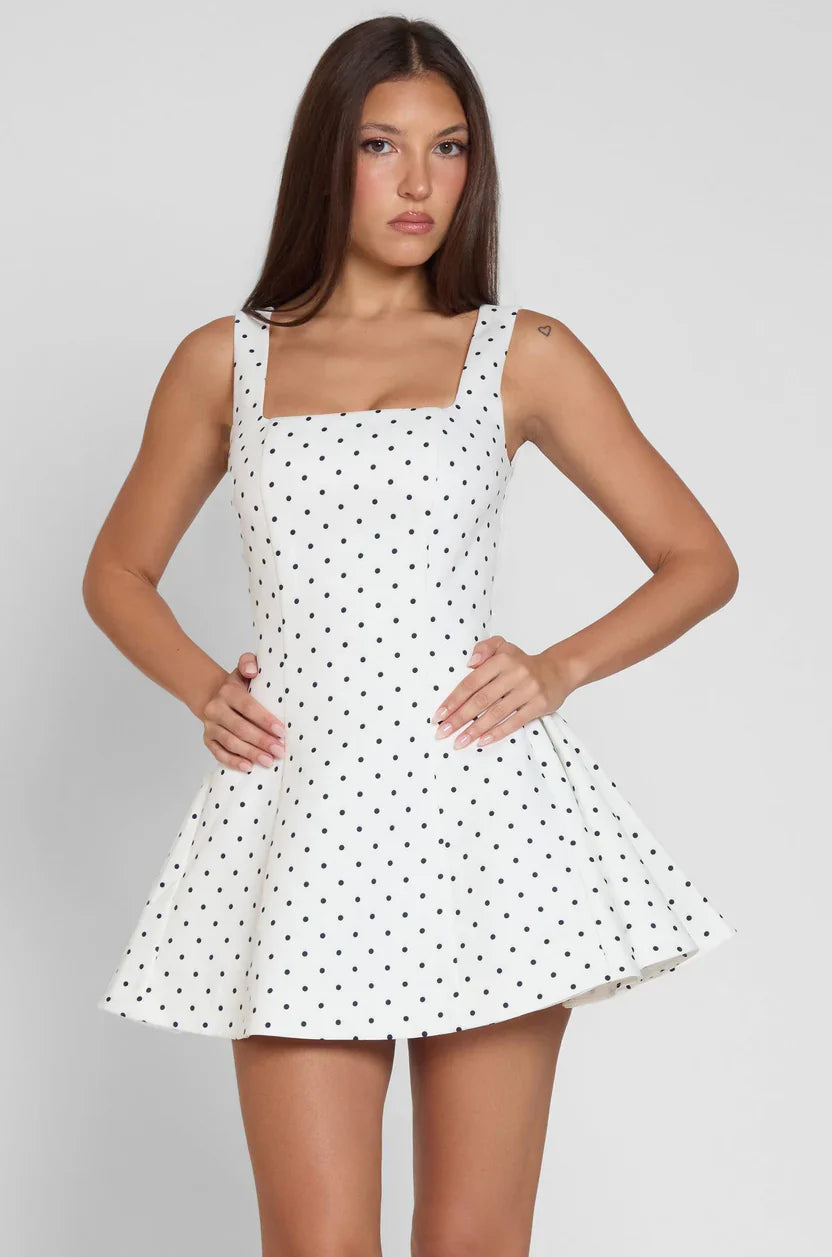 NOELI | ROBE COURTE À POIS