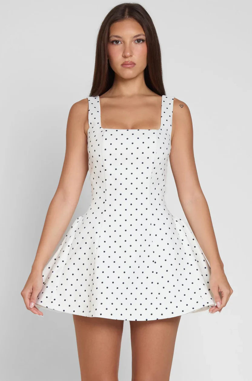 NOELI | ROBE COURTE À POIS