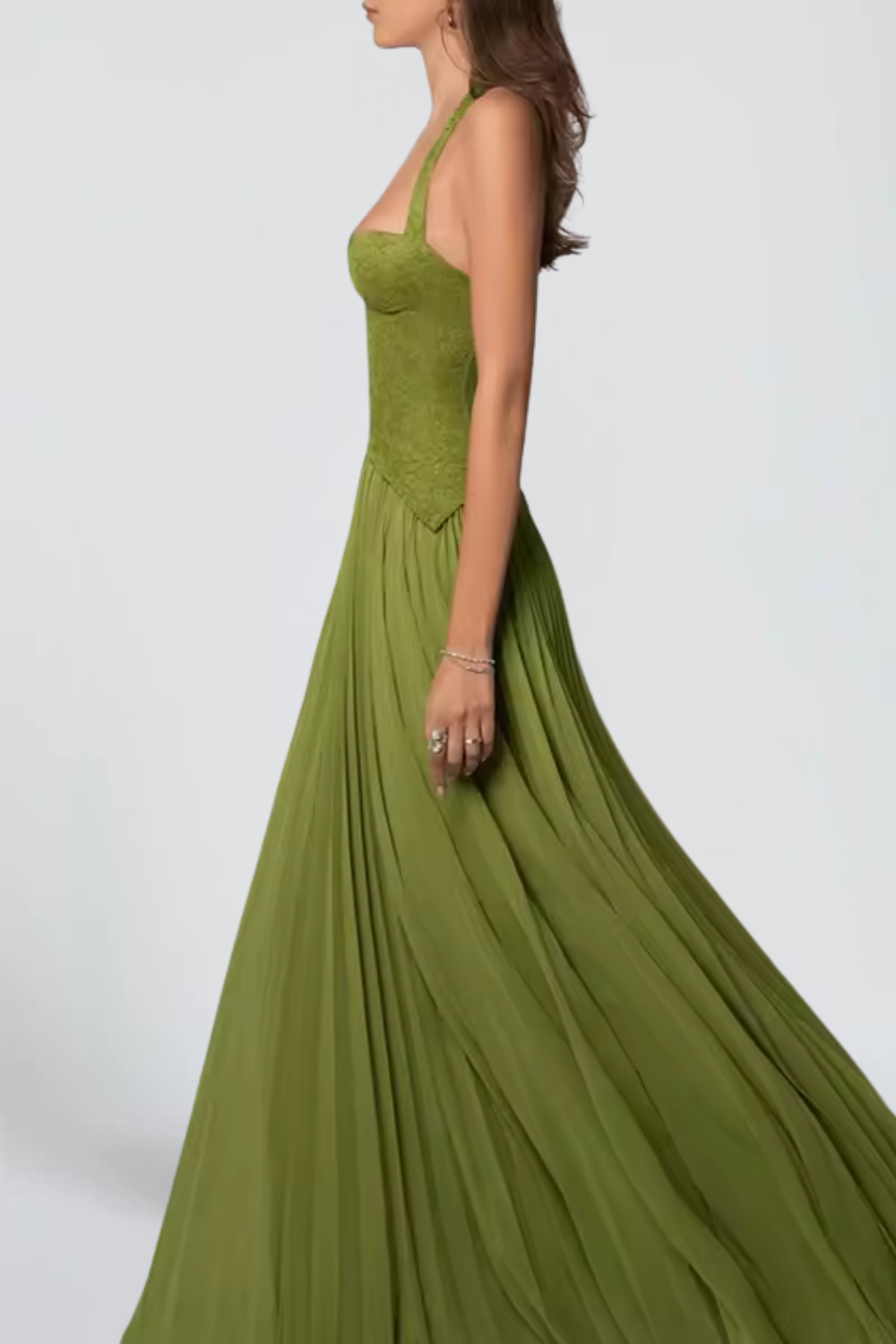 NOELI | ROBE CORSET VERTE
