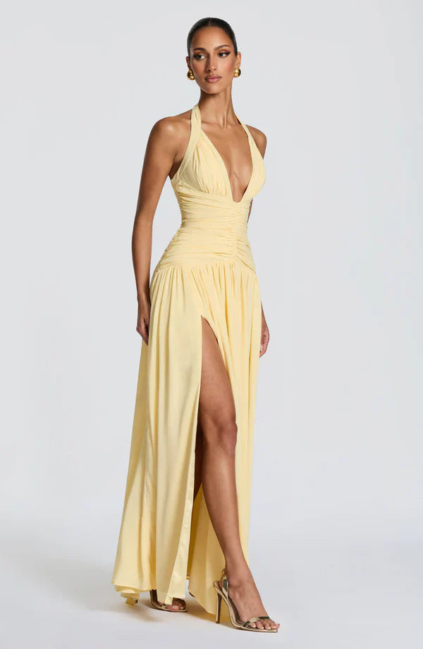 NOELI | VESTIDO CON ABERTURA AIA