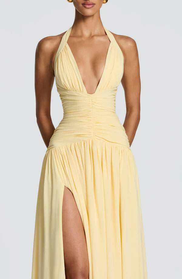 NOELI | VESTIDO CON ABERTURA AIA