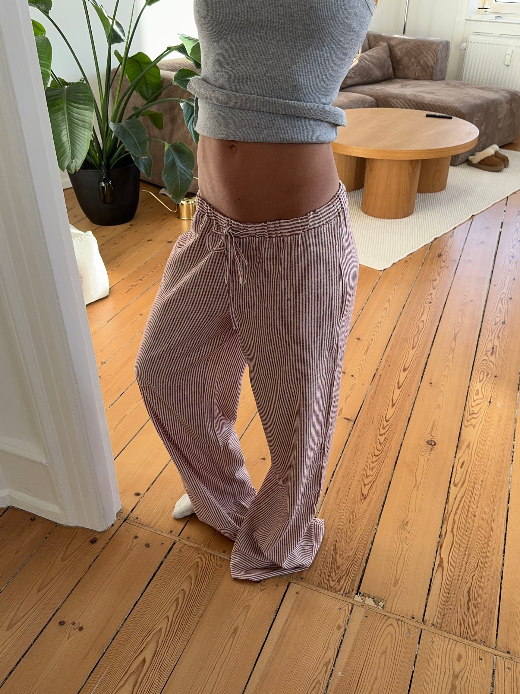 NOELI | PANTALON RAYÉE TRAIT