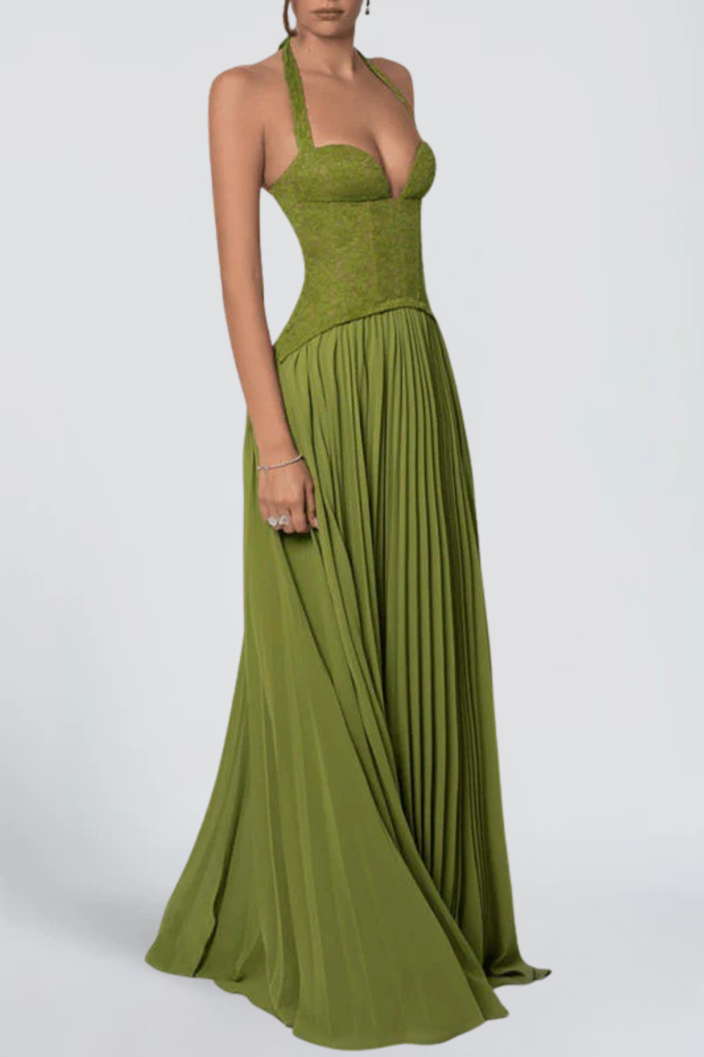 NOELI | ROBE CORSET VERTE