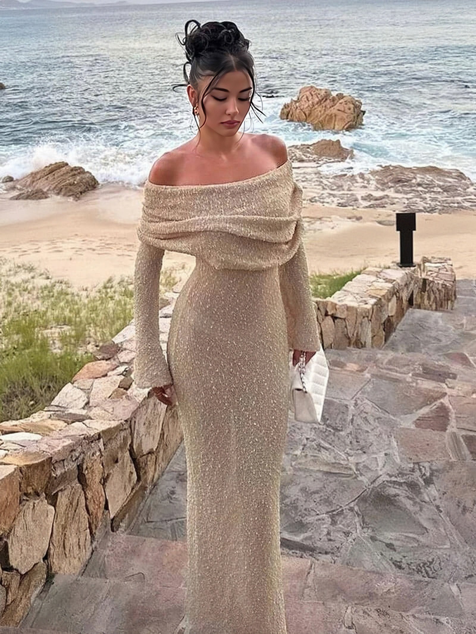 NOELI | ROBE WITHE FARO