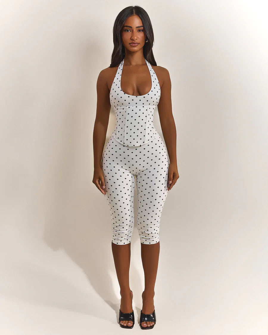 NOELI | ENSEMBLE À POIS CORSET