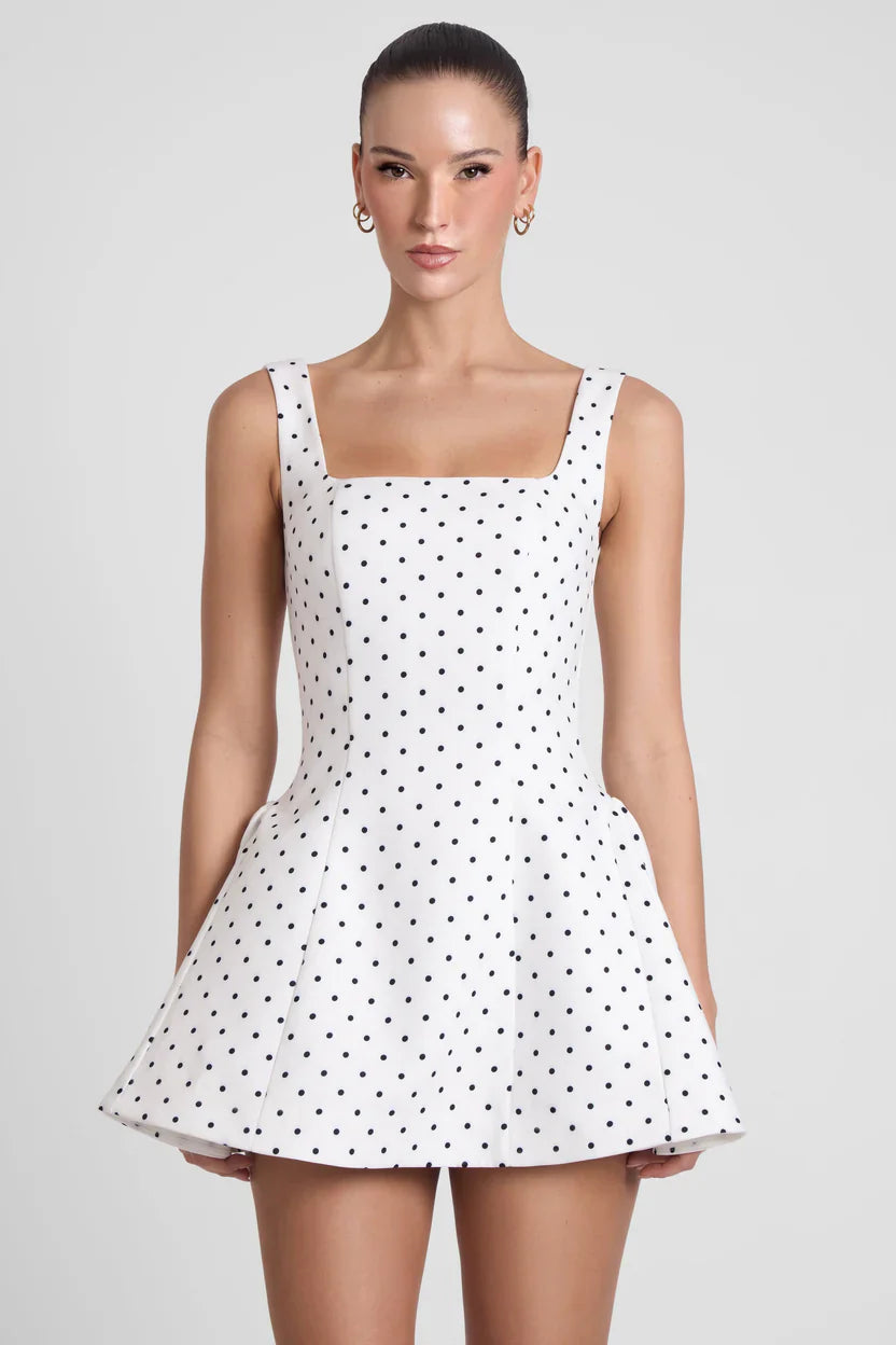 NOELI | ROBE COURTE À POIS