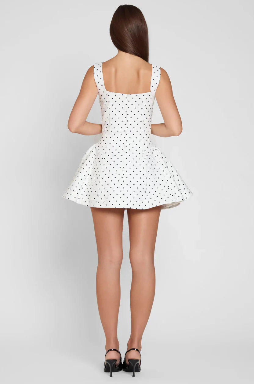 NOELI | ROBE COURTE À POIS