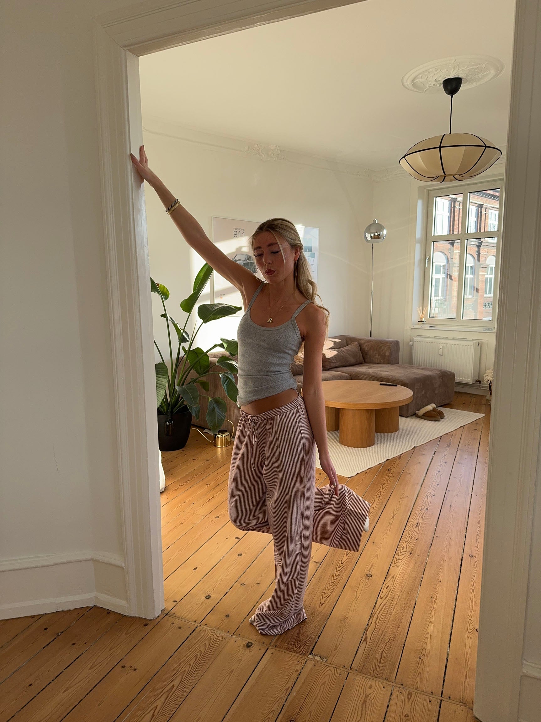 NOELI | PANTALON RAYÉE TRAIT