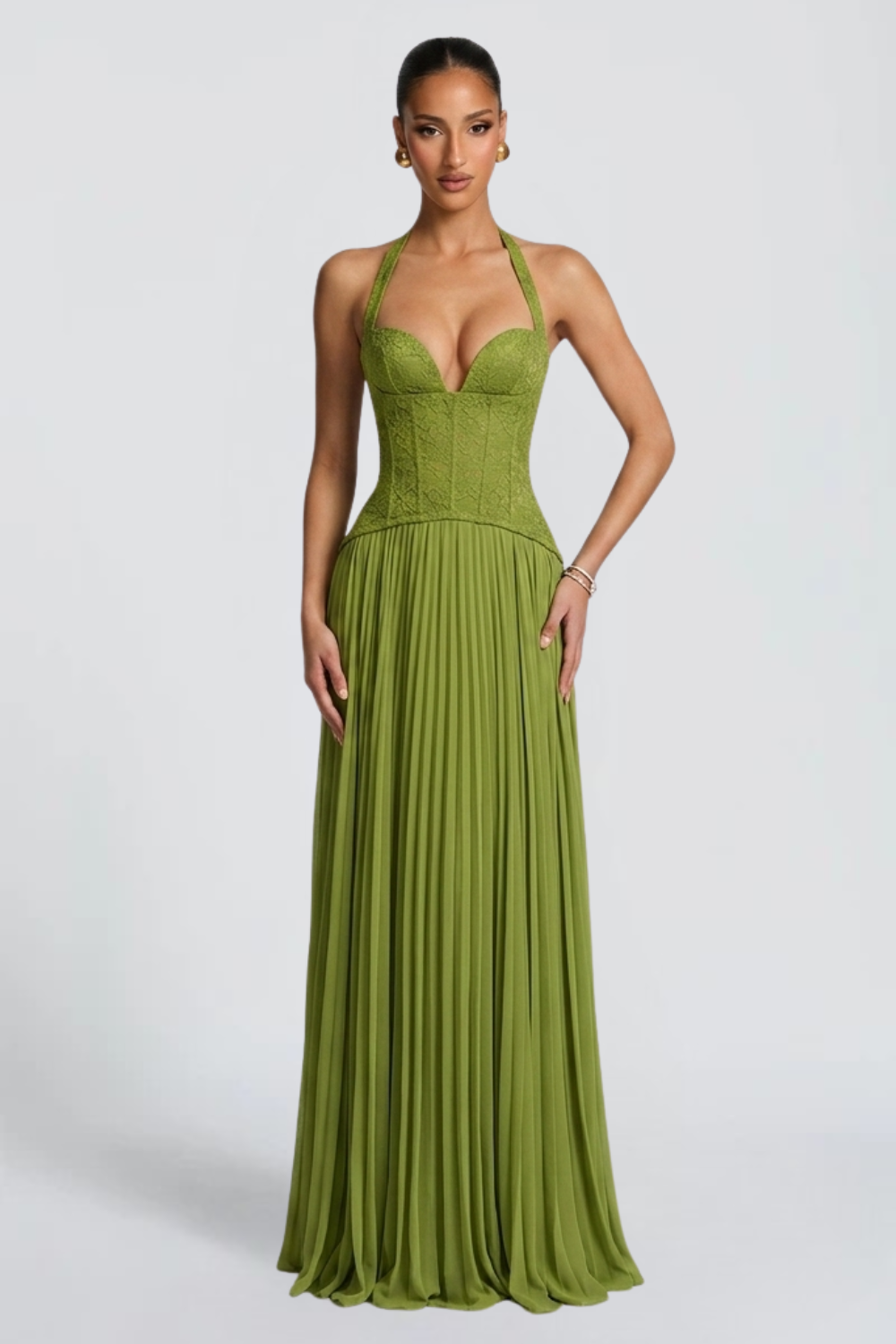 NOELI | ROBE CORSET VERTE